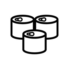 缶詰のアイコンイラスト