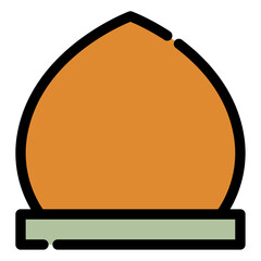 mosque dome icon 