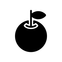 りんごのアイコンイラスト