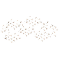 dandelion logo concept wallpaper background design illustration dandelion plant template flying