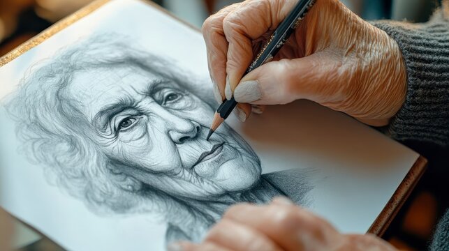 Skilled Hand Creates Art