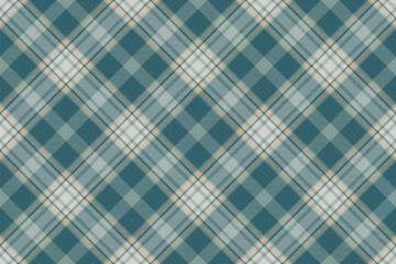 Sketching tartan seamless plaid, sale vector pattern fabric. Machinery texture textile background check in pastel and cyan colors.