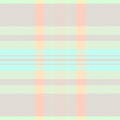 Funky textile check pattern, form fabric plaid texture. Repeatable patterns vector seamless background tartan in light and bisque colors.