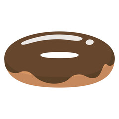 chocolate  glazed donut