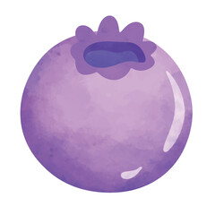 Blueberry clip art, blueberries clip art, clip art blueberries, hand drawn watercolor painting of blueberry, isolated on white background