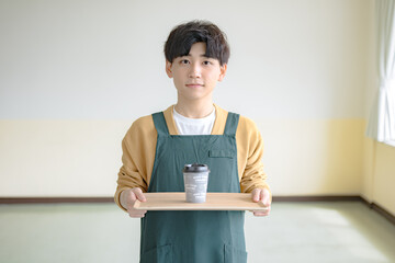 珈琲とカフェ店員