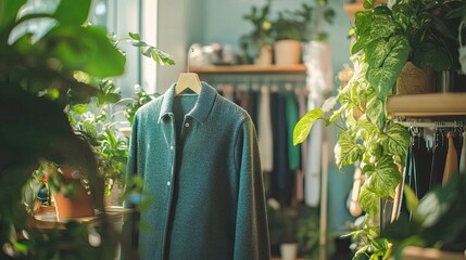 Sustainable fashion practices promoting eco-friendly materials, ethical production methods, and conscious fashion choices aimed at reducing environmental impact and promoting green practices