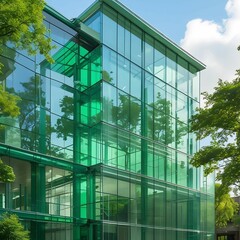 modern office building