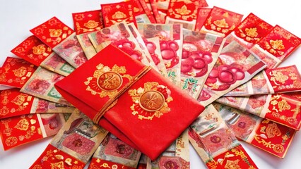 Chinese New Year Red Packets & Money - Lucky Money, Wealth, Fortune, Health, Lunar New Year