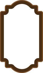 Flat Wall Frame Illustration