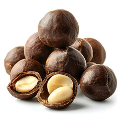 Organic Macadamia Nuts: Wholesome Snack and Nutrient-Rich Energy Source with Nutty Crunchiness for Healthy, Sustainable Diet