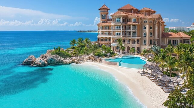 Upscale resorts and hotel accommodations, showcasing luxurious destinations with five-star amenities, stunning views, and top-tier services for premium travel and vacation experiences