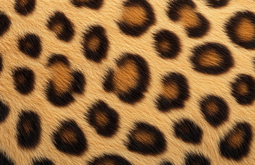 seamless pattern of leopard fur texture showcasing rich colors and unique spots, perfect for fashion or interior design projects