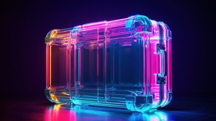 Neon Suitcase Studio Travel Ad