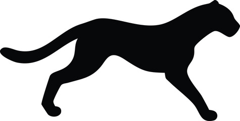 Panther cat wild animal vector logo design