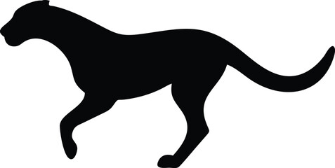 Panther cat wild animal vector logo design