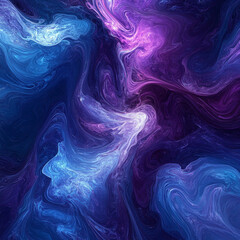 Fototapeta premium Elegant midnight blue to purple gradient abstract background, Generative AI
