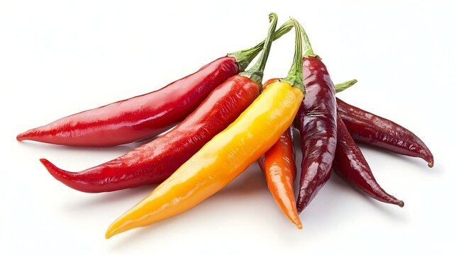 Naklejki spice food white background