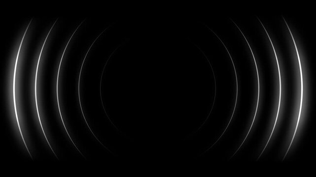 radio waves seamless animation background video footage sound wave signal, radar, and artificial intelligent audio wave