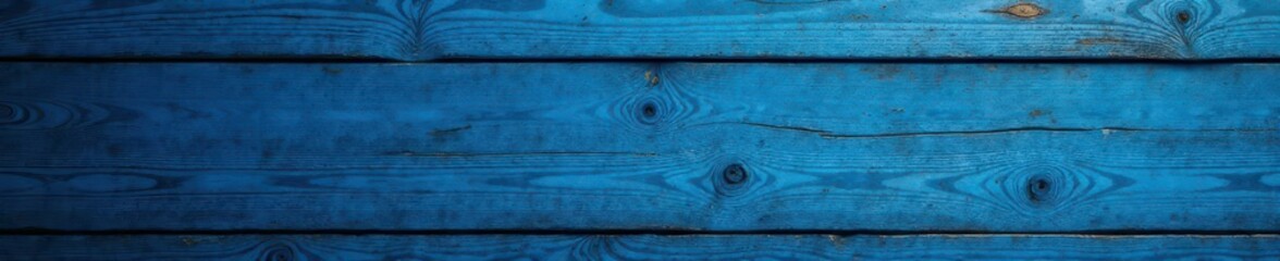 Obraz premium Deep blue textured wallpaper, aged wood plank background , aged, old