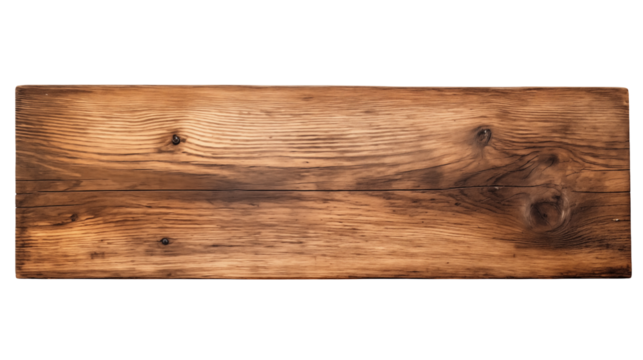 Rustic Brown Wood Texture isolated on transparent backgroundImage