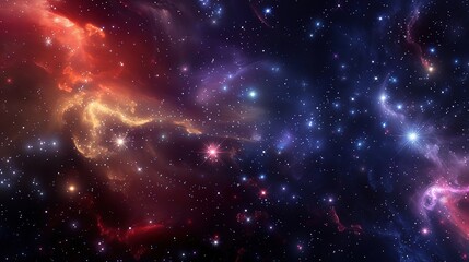 Fototapeta premium Desktop_wallpaper_Star_galaxy_black_galactic_background