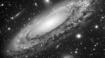 Fototapeta premium Desktop_wallpaper_Star_galaxy_black_galactic_background