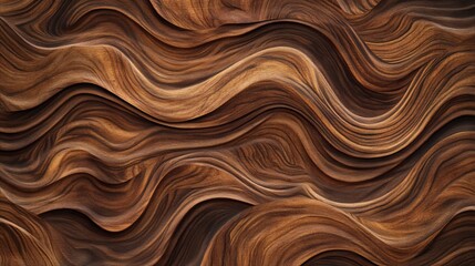 99.A realistic wooden texture with a seamless pattern of dark brown wood panels, showcasing the unique grain and knot patterns of natural wood. The texture conveys a warm, earthy feel, perfect for