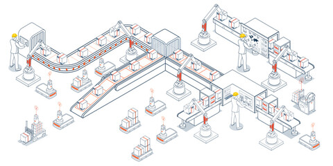 Automated Warehouse and Transport Operations using AGVs (Automated Guided Vehicles) and AMRs (Autonomous Mobile Robots) for efficient robotic material handling and logistics.
