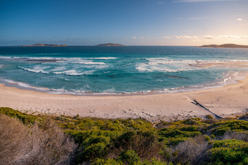 Esperance beach landscape, western australia.