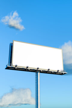 Blank billboard. Mock-up. 