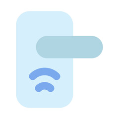 smart door icon for illustration