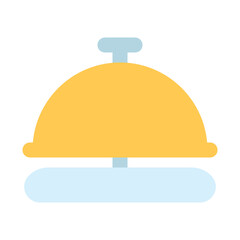 desk bell icon for illustration