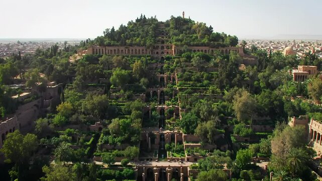 ancient civilization, hanging garden, babylon