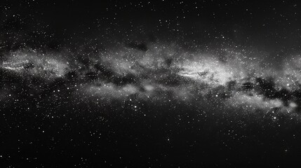 Obraz premium _Night_sky_dark_galactic_background
