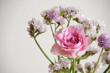 Fototapeta premium ピンクと紫の花束