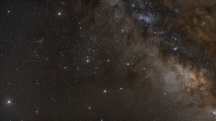Obraz premium _Night_sky_dark_galactic_background