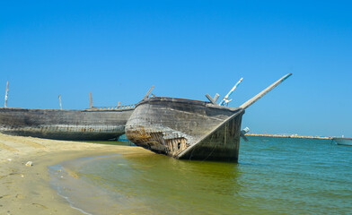 old wooden boat