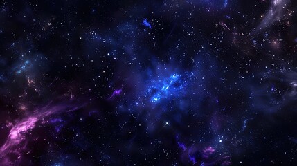 Naklejka premium Universe_dark_galactic_background