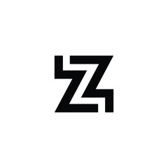 Minimalist letter z logo. Elegant luxury logo