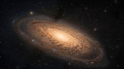 Fototapeta premium Starry_dark_galactic_background