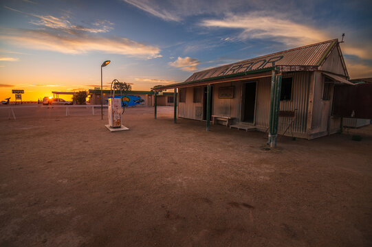 famous Nullarbor roadhouse, South Australia. 