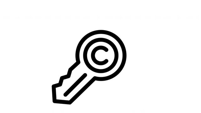 key animated icon
