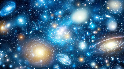 Obraz premium Exploring the infinite universe outer space cosmic imagery digital art celestial viewpoint astronomical concepts