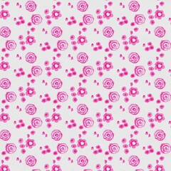 Background Watercolor Nature Pattern flower, dot stripe 