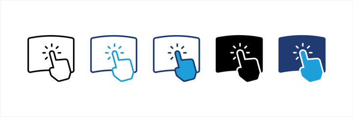 Screen Multi Style Icon Set