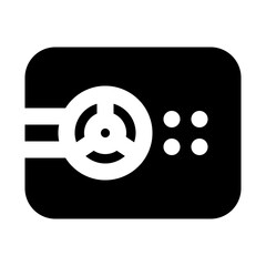 Fototapeta premium safebox icon for illustration