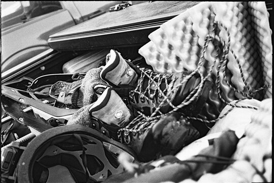 Climbing Gear in trunk