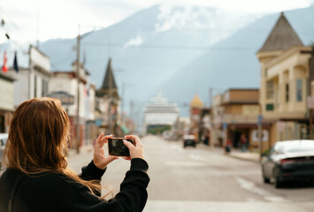 Visitor Photographs Skagway, Alaska 