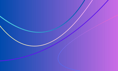 Modern abstract waves in purple and blue